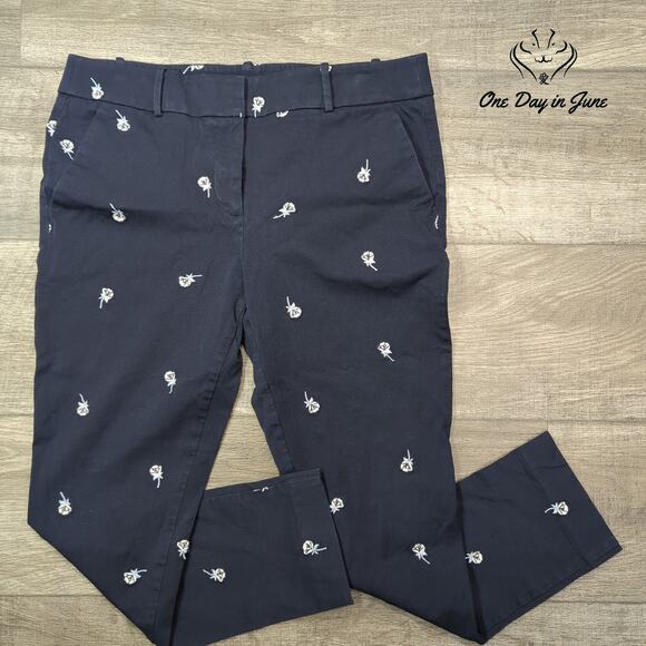 Loft Marisa Crop Pants Size 10 - Picture 1 of 6